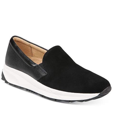 trendy slip on sneakers.